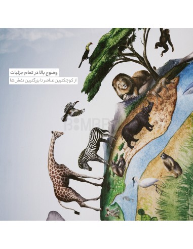 پوستر دکوراتیو حیوانات زمین