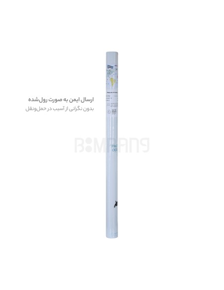 پوستر دکوراتیو نقشه جهان کودک رنگی