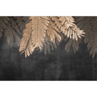 پوستر دیواری سرخس طلایی مدل BCW612-2