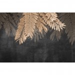پوستر دیواری سرخس طلایی مدل BCW612-2