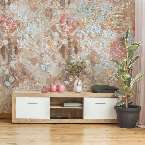 پوستر دیواری دیوار قدیمی مدل BCW622-3