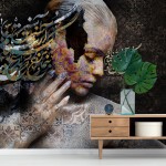 پوستر دیواری باغ و گلستانم آرزوست مدل BCW648-3