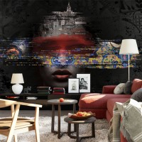 پوستر دیواری صورت شب مدل BCW680-3