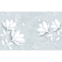 پوستر سه بعدی گل های یخی مدل BCW120-2