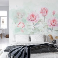پوستر سه بعدی باغ گل رُز مدل BCW322-3