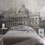 پوستر دیواری عمارت قدیمی مدل BCW344-1