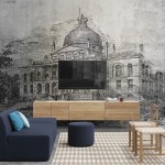 پوستر دیواری عمارت قدیمی مدل BCW344-3