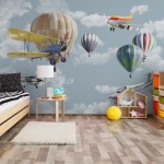 پوستر دیواری کودک آسمان هیجان انگیز مدل BKW002-1