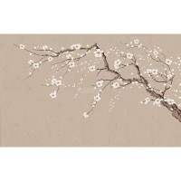 پوستر دیواری تک درخت بهاری مدل BCW469-2