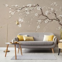پوستر دیواری تک درخت بهاری مدل BCW469-3