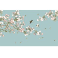 پوستر دیواری گنجشک های خوشبخت مدل BCW448-2