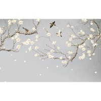 پوستر دیواری بزم شکوفه ها مدل BCW437-2