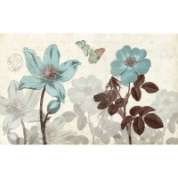 پوستر دیواری پروانه و گل مدل BCW578-2