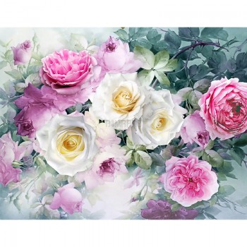 پوستر دیواری دسته گل بهاری مدل BCW547-1 2