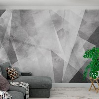 پوستر دیواری خطوط انتزاعی هندسی مدل BCW343-1