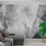 پوستر دیواری خطوط انتزاعی هندسی مدل BCW343-1