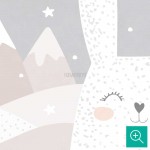 پوستر دیواری کودک خرگوش بامزه مدل BKW286-4