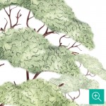 پوستر دیواری کودک جنگل انبوه مدل BKW229-4