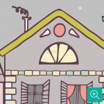 پوستر دیواری کودک آسمان شهر مدل BKW236-4