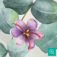 پوستر دیواری گل نیلوفر مدل BCW300-4