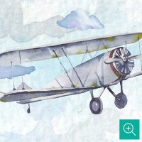 پوستر دیواری کودک نهنگ دوست داشتنی مدل BKW266-4