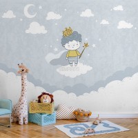 پوستر دیواری کودک شازده کوچولو مدل BKW334-1