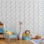 پوستر دیواری کودک ابر و ماه مدل BKW335-1