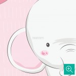 پوستر دیواری کودک حیوانات بانمک مدل BKW292-4