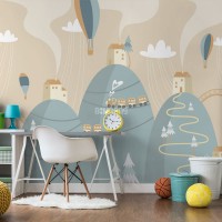 پوستر دیواری کودک زندگی کوهستانی مدل BKW368-3