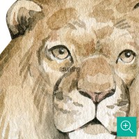 پوستر دیواری کودک جمع دوستان جنگل مدل BKW402-4
