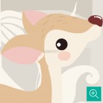 پوستر دیواری کودک جنگل آرام مدل BKW425-4