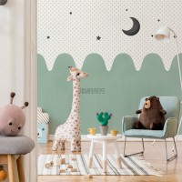 پوستر دیواری کودک شب مهتابی مدل BKW442-3