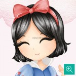 پوستر دیواری کودک پرنسس ها و قلعه مدل BKW463-4