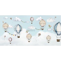 پوستر دیواری کودک بالون بونانزا مدل OR1-2