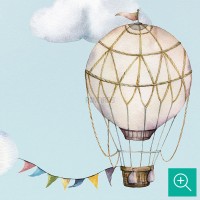 پوستر دیواری کودک بالون بونانزا مدل OR1-4