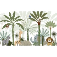 پوستر دیواری کودک شادی جنگل مدل OR9-2