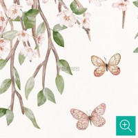 پوستر دیواری کودک شکوفه شکفته مدل KB8-4