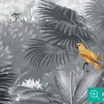 پوستر دیواری کودک سایبان جنگل مدل KB10-1-4