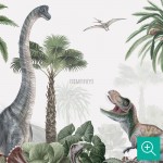 پوستر دیواری کودک رقص دایناسور مدل KB14-4