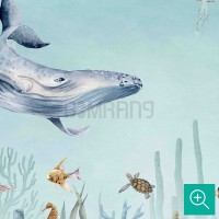 پوستر دیواری کودک اسرار زندگی دریایی مدل KB41-4