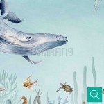 پوستر دیواری کودک اسرار زندگی دریایی مدل KB41-4