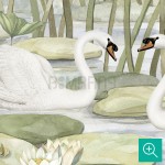 پوستر دیواری کودک رقص قوها مدل KB42-4