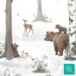 پوستر دیواری کودک جنگل سفید مدل KB49-4