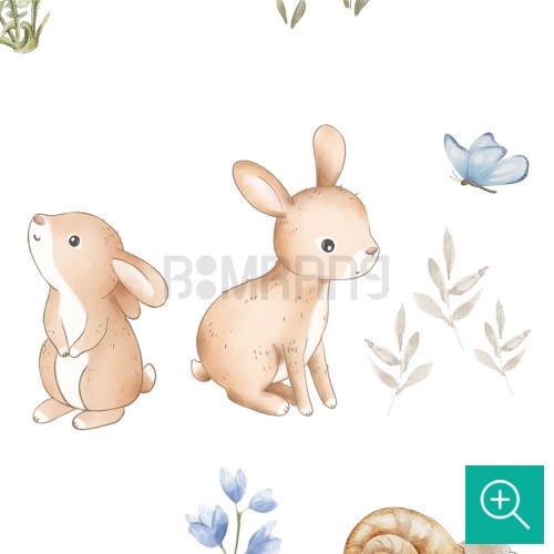 پوستر دیواری کودک ماجراجویی دوستان جنگل مدل AR1-4