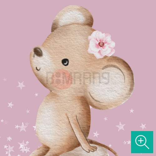 پوستر دیواری کودک موش رویایی مدل AR3-1-4