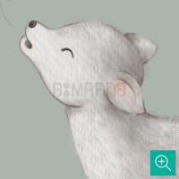 پوستر دیواری کودک نوای گرگ مدل AR6-2-4