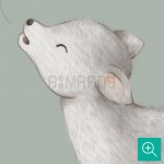 پوستر دیواری کودک نوای گرگ مدل AR6-2-4