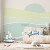 پوستر دیواری کودک منظره آرامش بخش مدل AR12-3-1