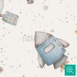 پوستر دیواری کودک سفر در فضا مدل AR18-2-4