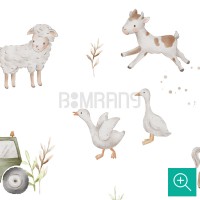 پوستر دیواری کودک مزرعه مدل AR23-4